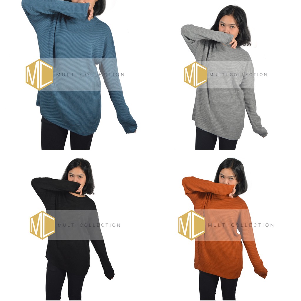 BOXY PREMIUM JUMBO MCRD / Baju Sweater / Rajut Jumbo / Sweater Over Size / Sweater Rajut Wanita-5