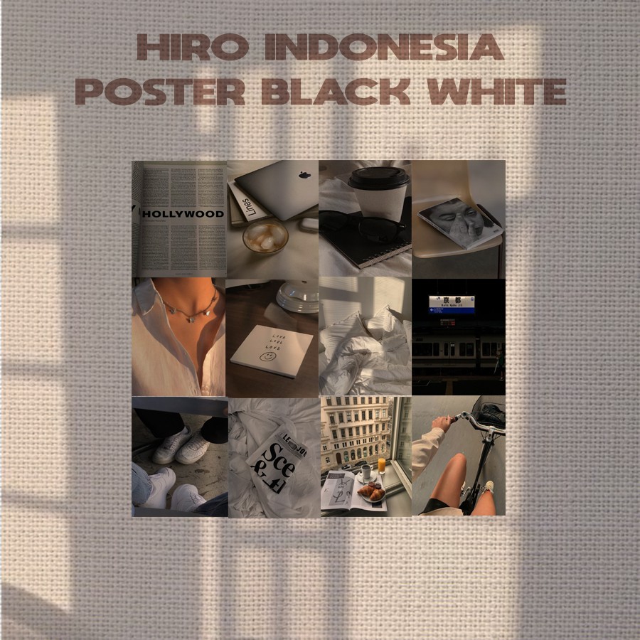 [BACA: POSTER ISI 12PCS UKURAN A5] Poster Anime One Piece Buronan Bounty Mugiwara Crew Terbaru & Kapal Thousand Sunny Go-12PCS | BlackWhite