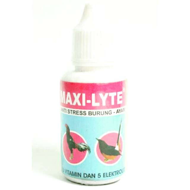 

MAXILYTE 30ml (obat stress ayam dan unggas)