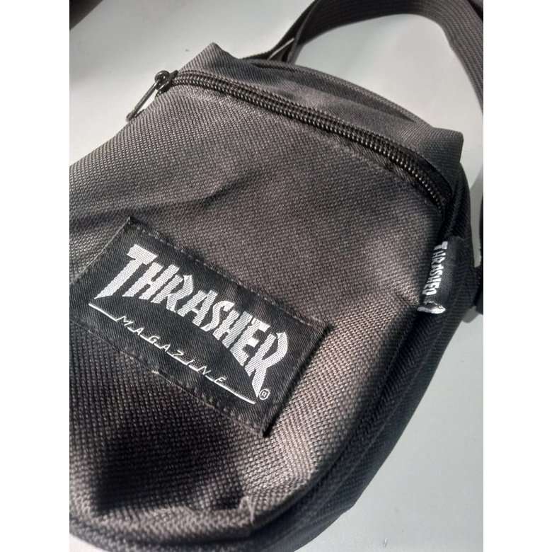 Tas Selempang Slingbag mini THRASHER wanita Pria / Tas Bahu Pria Wanita Murah Ekonomis