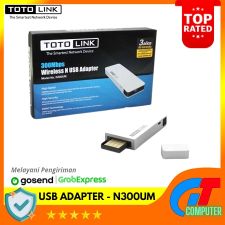 TOTO-LINK 300Mbps USB Wifi / Wireless N USB Adapter - N300UM