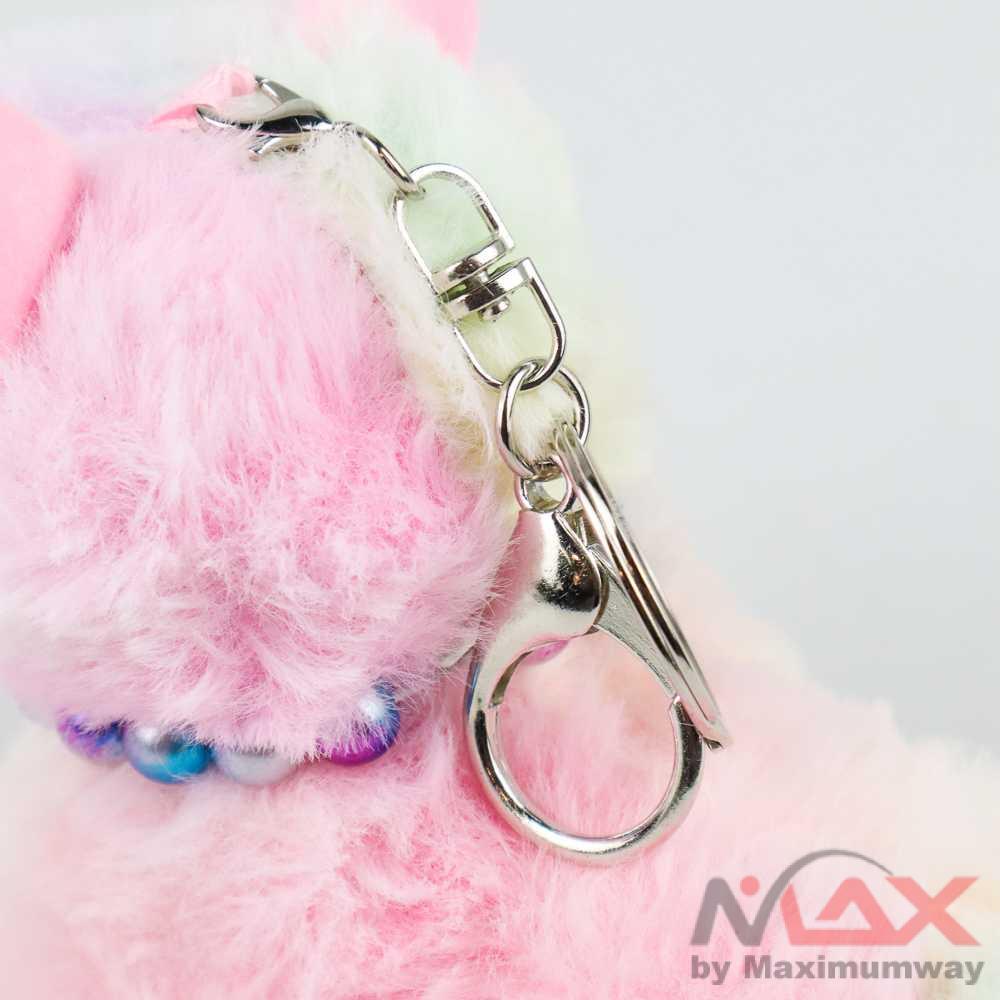 Boneka Gantungan Tas Gantungan kunci Aksesoris Tas lucu imut Gemes Lembut Boneka anjing cute Mainan Alpaca Toy Key Chain Gantungan Kunci Boneka Plush bentuk alpaca karakter kartun aksesoris tas wanita dan anak anak mainan boneka lucu gemes imut