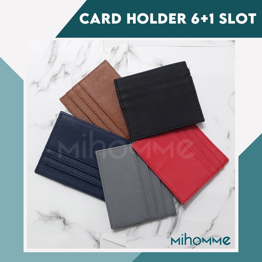 Card Holder / Dompet Kartu 6 + 1 Slot Money