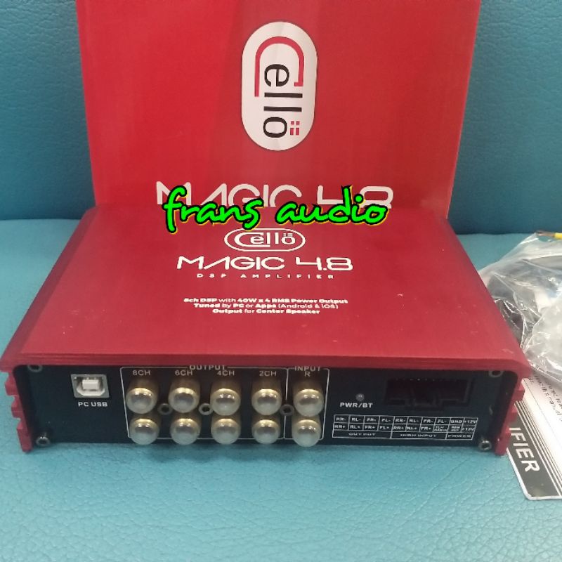 Processor Cello Magic 4.8 DSP Cello 4.8 Parametrik EQ 4.8