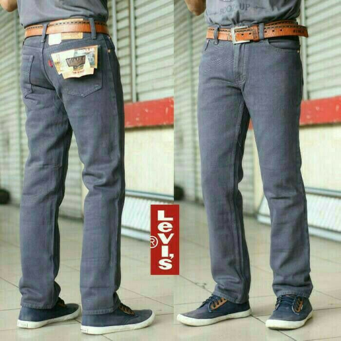 Celana Jeans  Dewasa Bahan Denim Strit Enak Dpakai Nya 