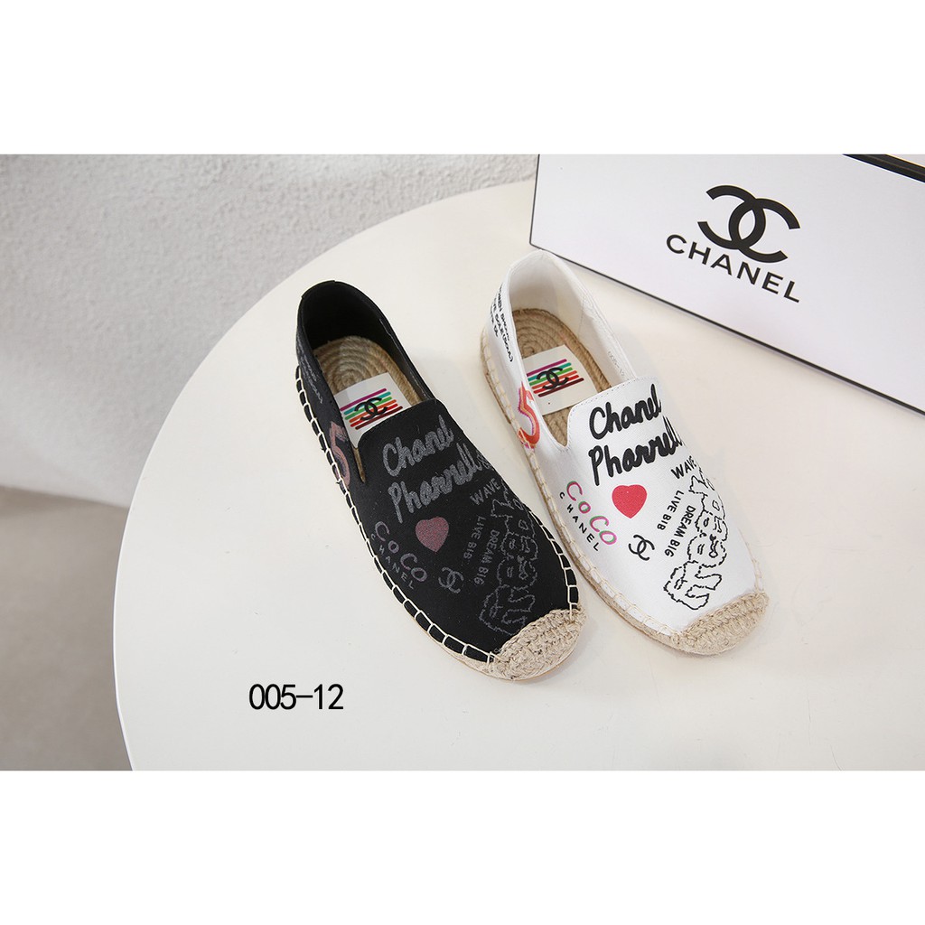 Chanel Espadrilles Pharrell Capsule Flat Shoes #005-12 H