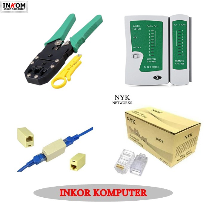 Paket Lengkap Network / Networking Kabel LAN