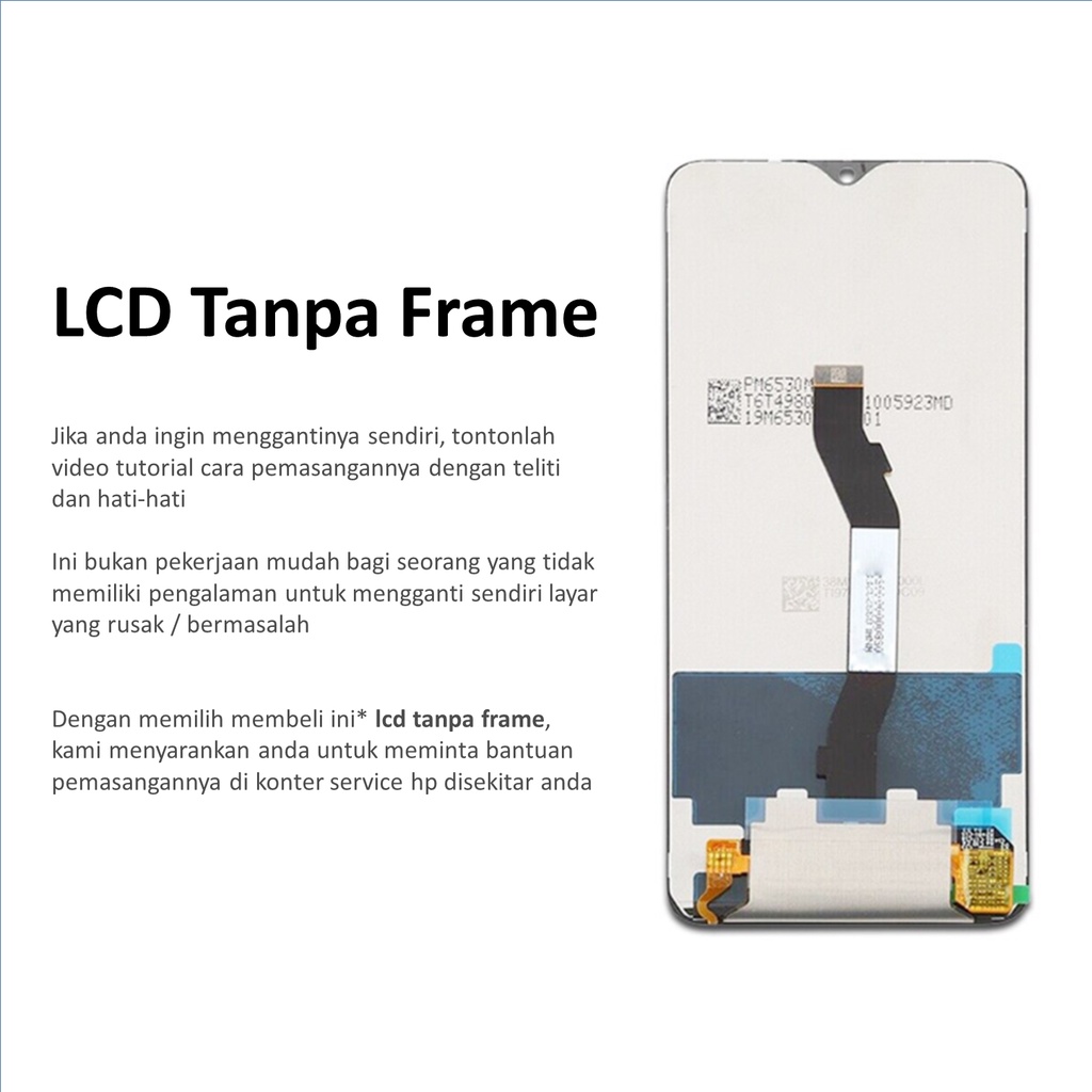 [ CHECK.ID ] LCD + FRAME REDMI NOTE 8 PRO ORIGINAL SERVICE PRODUCT