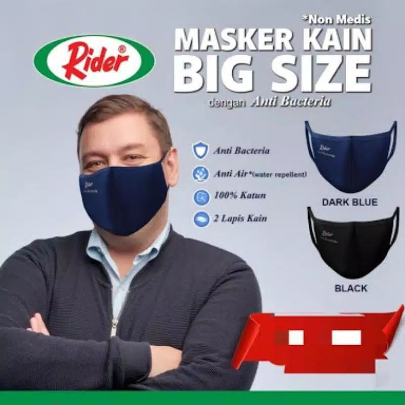 Masker RIDER ukuran besar Big Size