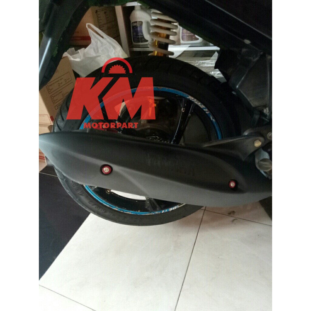 Tutup Cover Pelindung Knalpot Motor Yamaha MIO SPORTY MIO SOUL MIO SMILE Variasi Aksesoris Knalpot