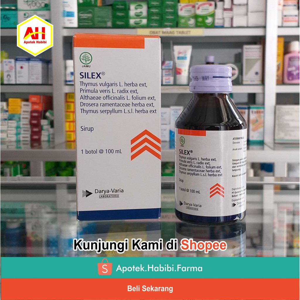 Silex Silek Sirup 100ml Obat Batuk Aman Untuk Ibu Hamil Dan Menyusui Shopee Indonesia