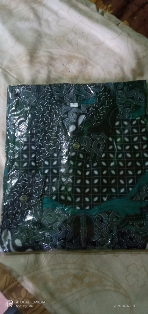 Kemeja Batik Pria Lengan Panjang Size M L Xl Xxl  Bswart Batik Hrb026