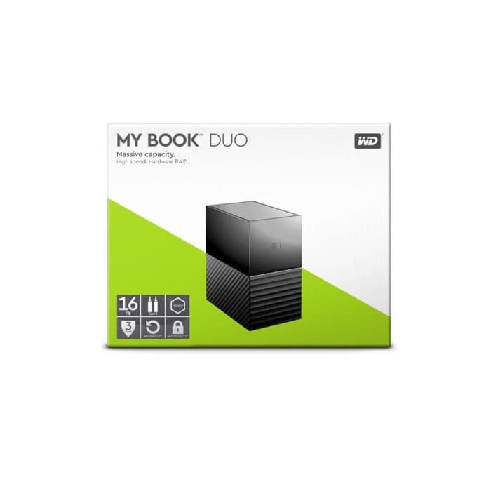 WD My Book Duo 16Tb Desktop RAID External Hard Drive Eksternal HDD