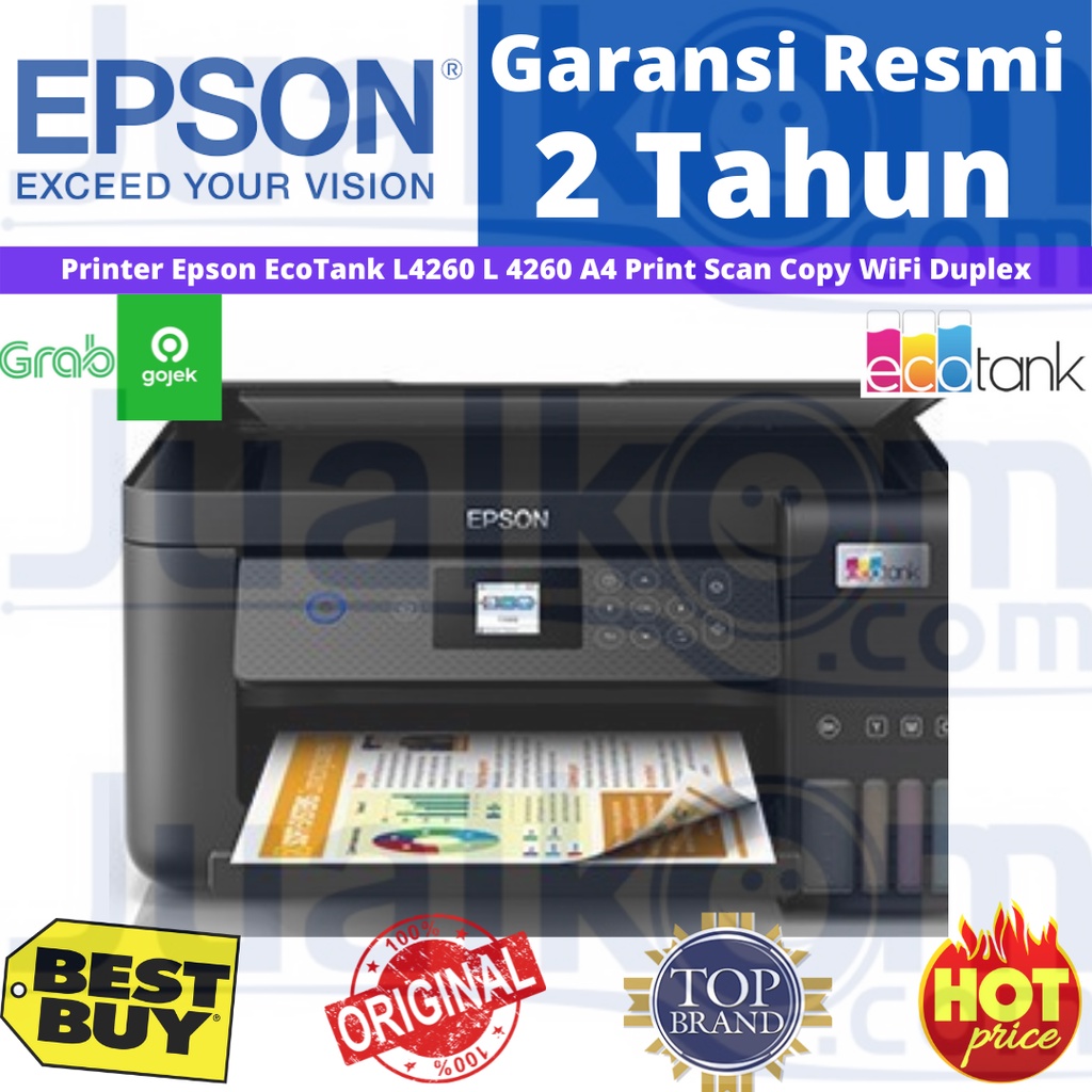 Epson L 4260 L4260 Print Scan Copy Wifi Duplex Pengganti L4150