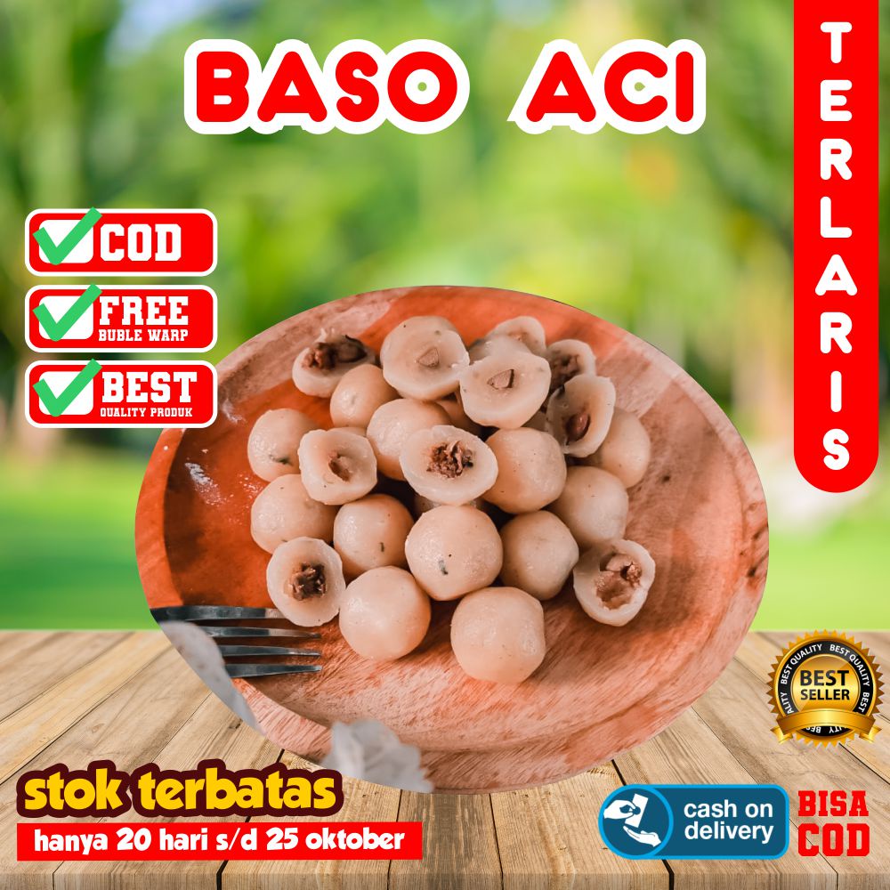 PENTOL ACI MENTAH JAGUAR 20Biji TERMURAH ALL VARIAN ISI BASO ACI BOCI BAKSO ACI BELI 5 GRATIS 1