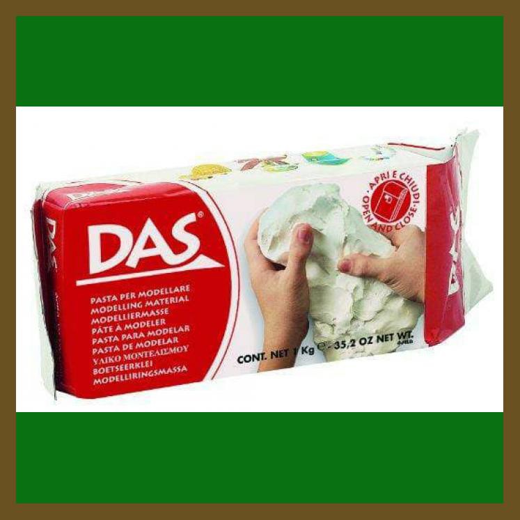 CLAY / TANAH LIAT DAS PUTIH 1 KG BAGUS