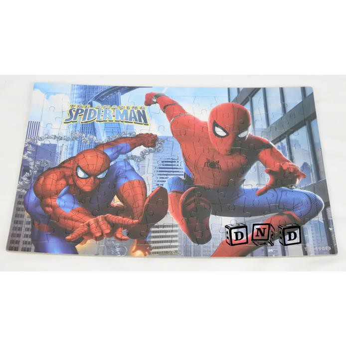 Mainan Edukasi Anak Jigsaw Puzzle Gambar Spiderman Isi 96Pcs
