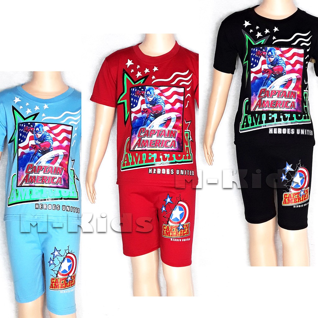 MKids88 - HARGA GROSIR Baju Setelan Anak Laki-Laki LED Musik SPIDERMAN DORAEMON 1-10 thn PART 1