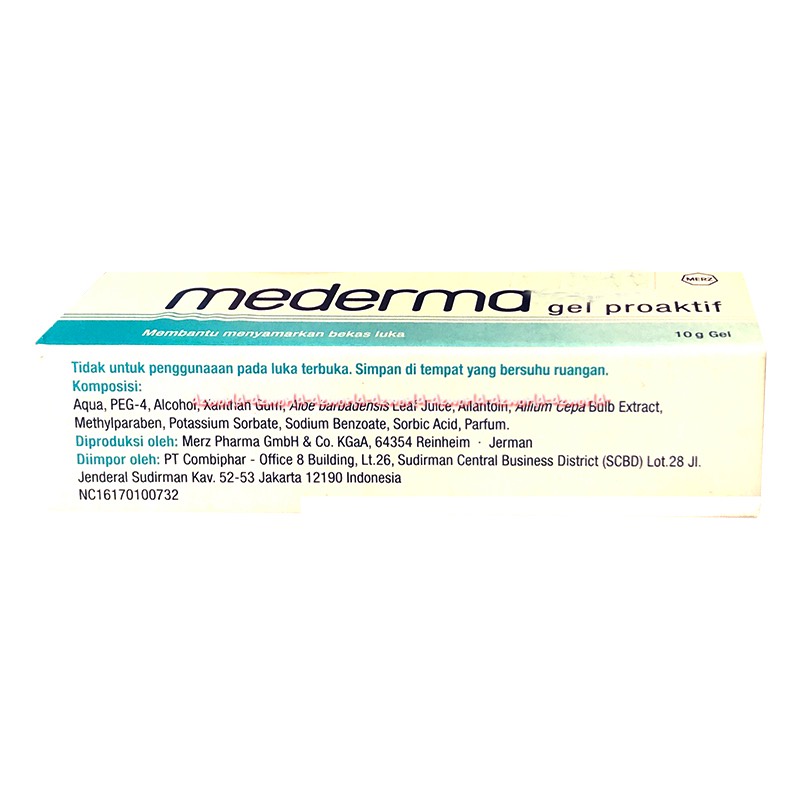 Maderma Salep 10gr Membantu Menyamarkan Menghilangkan Bekas Luka Koloid Remove Scars Madermma