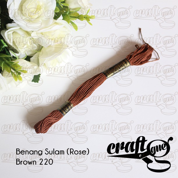 Benang Sulam (Rose) BROWN