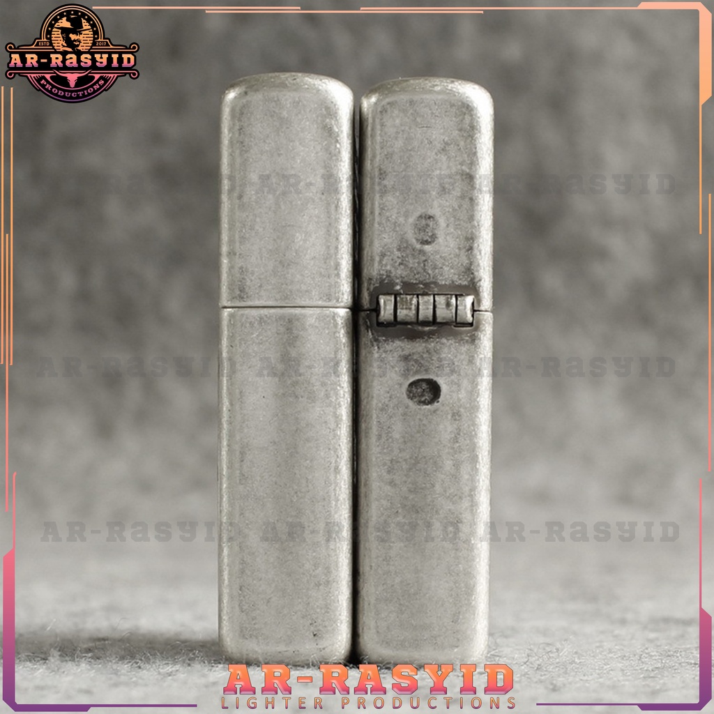 BISA COD! Korek Api Minyak Zippo Silver Motif KeraSakti Treasure Love 121FB