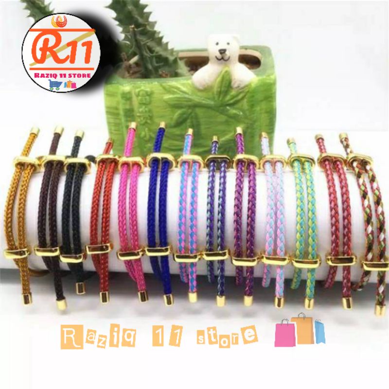 Gelang Tali Kawat Pandora Anti Air Waterproof Varian Warna Mix 2