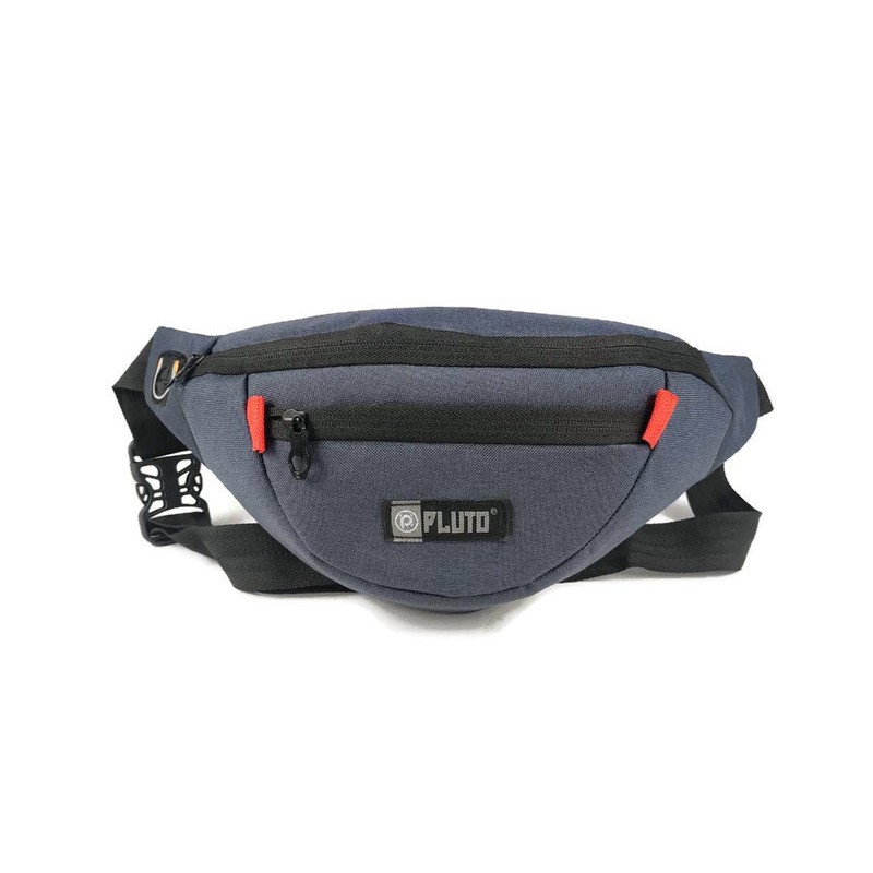 WAISTBAG TAS PINGGANG -TAS SLEMPANG PRIA - PLUTO  TERSEDIA WARNA NAVY - TAS SELEMPANG PRIA ORIGINAL