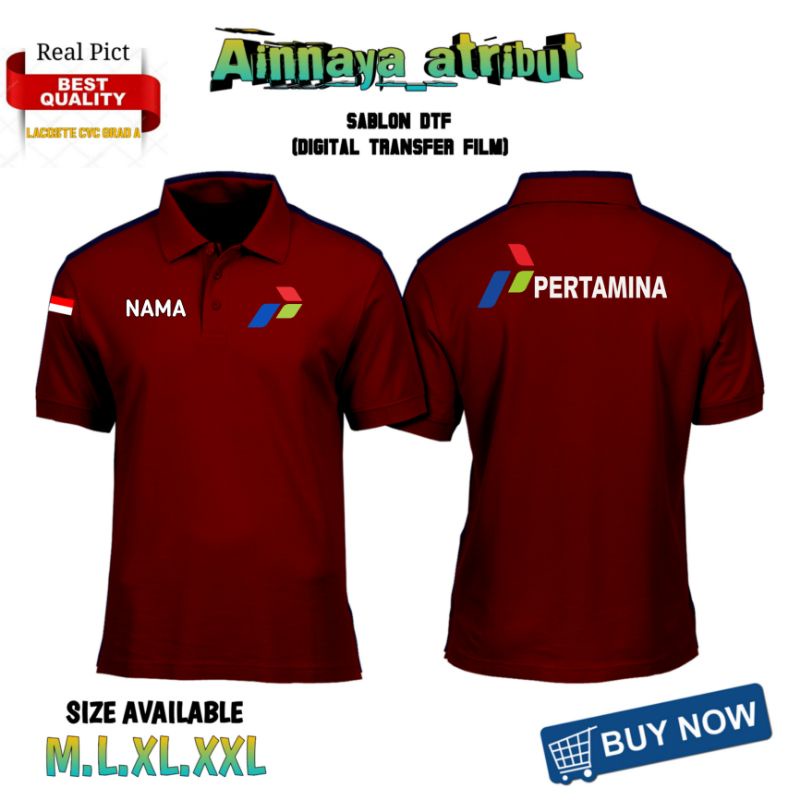 KAOS KERAH POLO SHIRT PERTAMINA