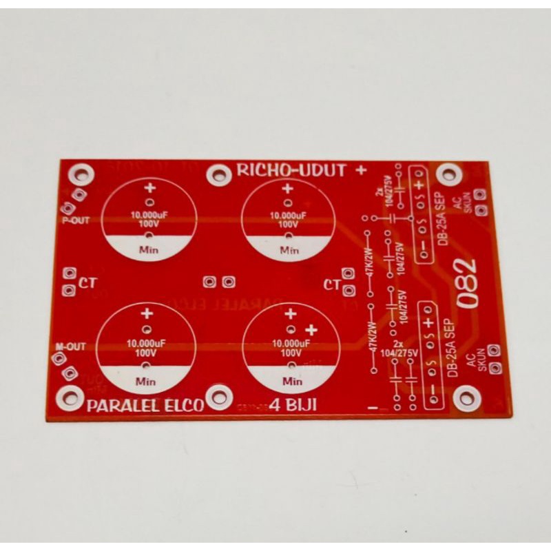 PCB Paralel 4 Elco Class AB Type 082