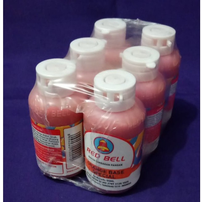 MURAH NIH!!! PERISA DAN PEWARNA MAKANAN [ RASA ORANGE BASE SPECIAL ] REDBELL 55 ml