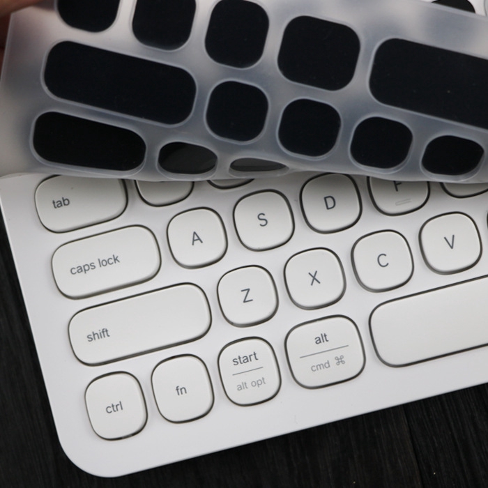 Cover Pelindung Keyboard Wireless Bahan Silikon Ultra Tipis Untuk Logitech K480