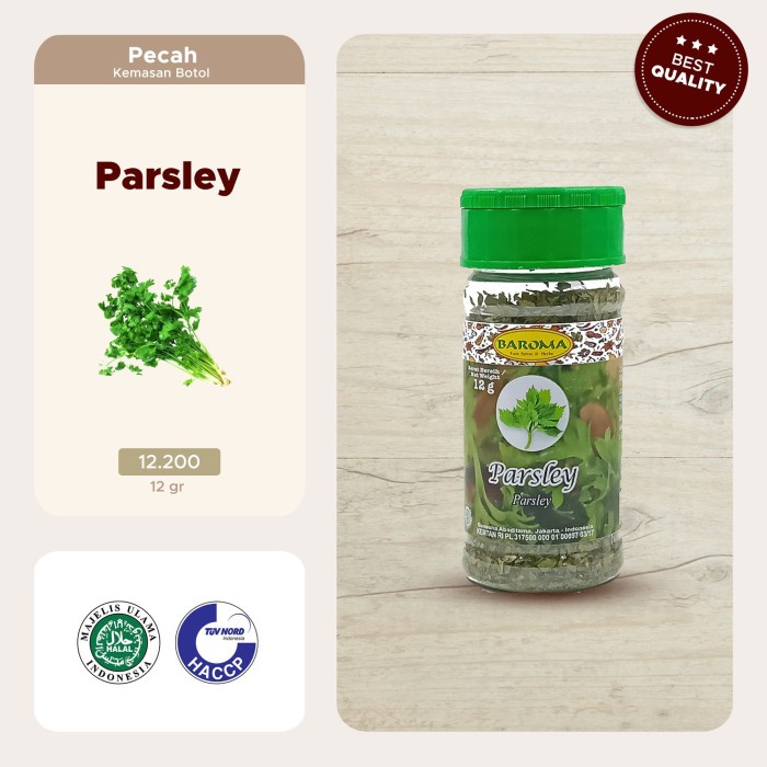 

Parsley 12g - Baroma Bumbu Rempah