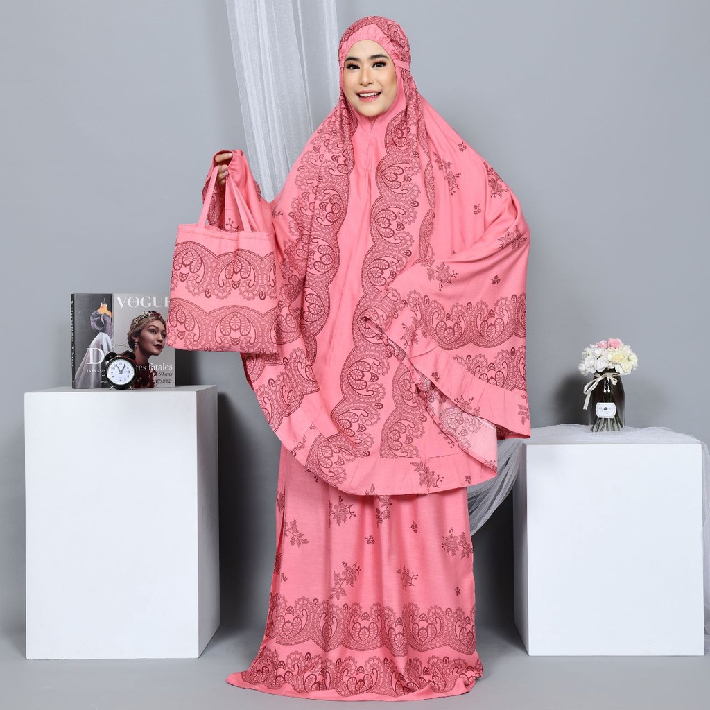 MUKENA BALI ZAIDA SUPER JUMBO/MUKENA RAYON BALI/MUKENA VIRAL