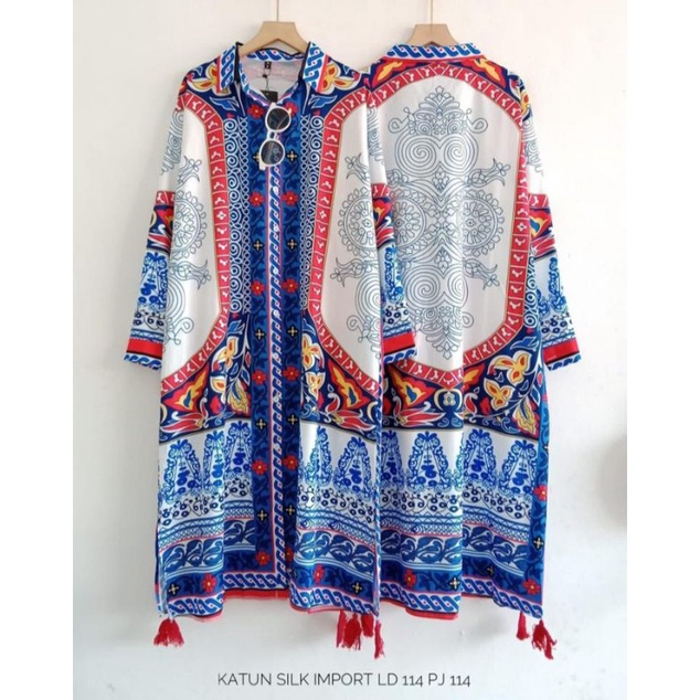 tunik katun silk import