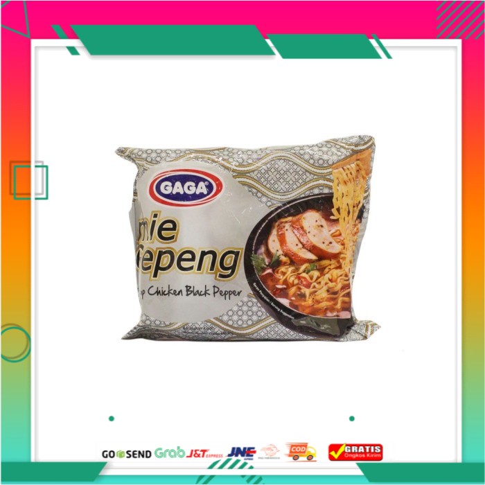 

Gaga Mie Gepeng Ayam Lada Hitam 67 g