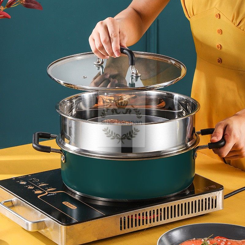 PANCI STEAMER PENGUKUS DENGAN PARUTAN COOKING HOT POT