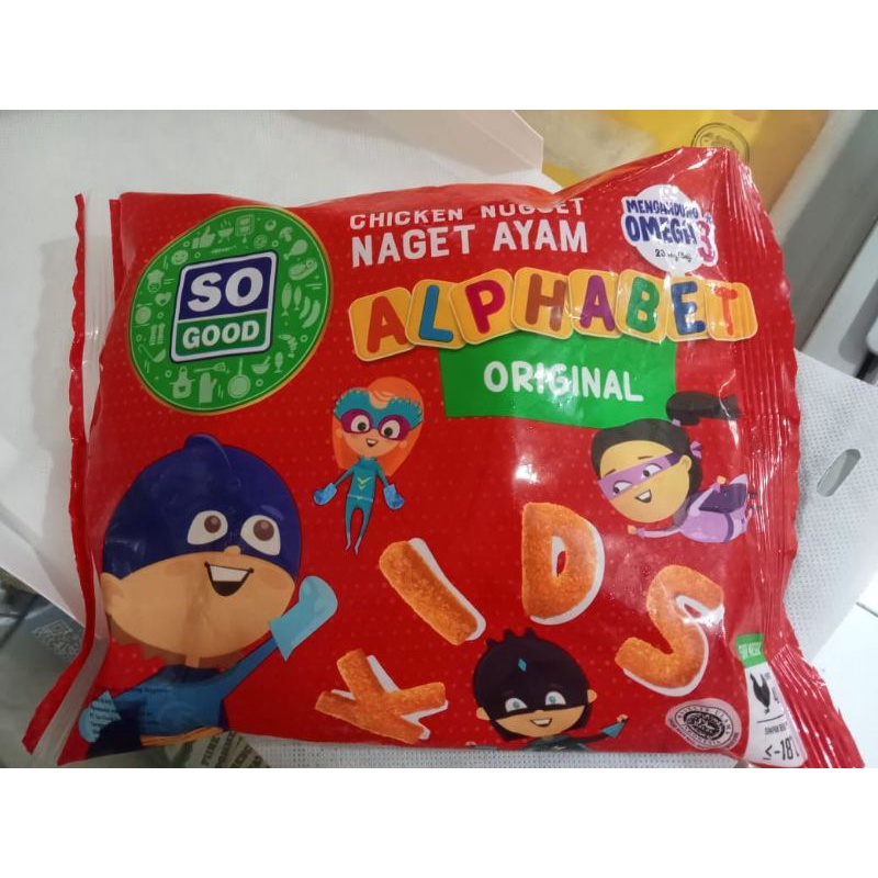 

So Good Nugget Ayam Alphabet ORI 400grm