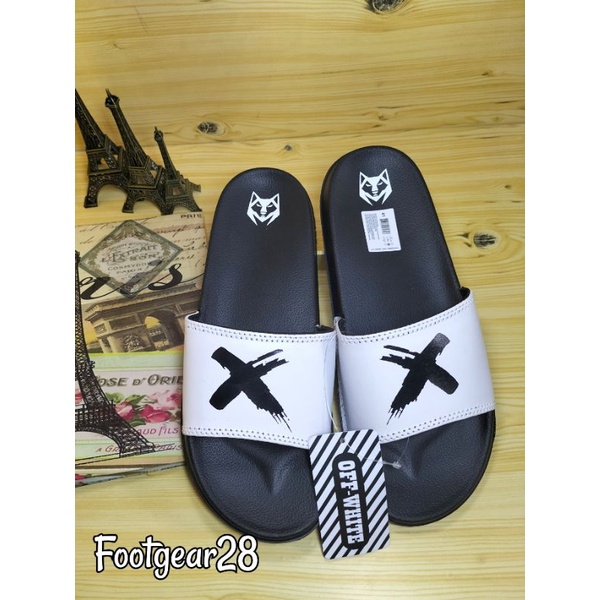 SANDAL SLIDE GEN X BLACK / SANDAL SELOP VANS X BLACK GRADE ORI