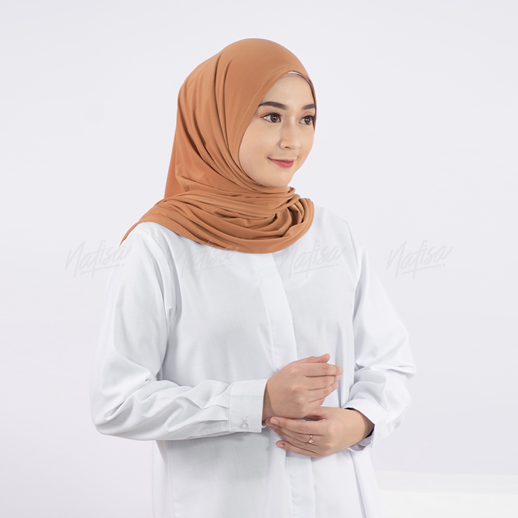 Pasmina Zafia - Jilbab Pahmina Instan Simple Premium - Hijab Remaja Ultracrif