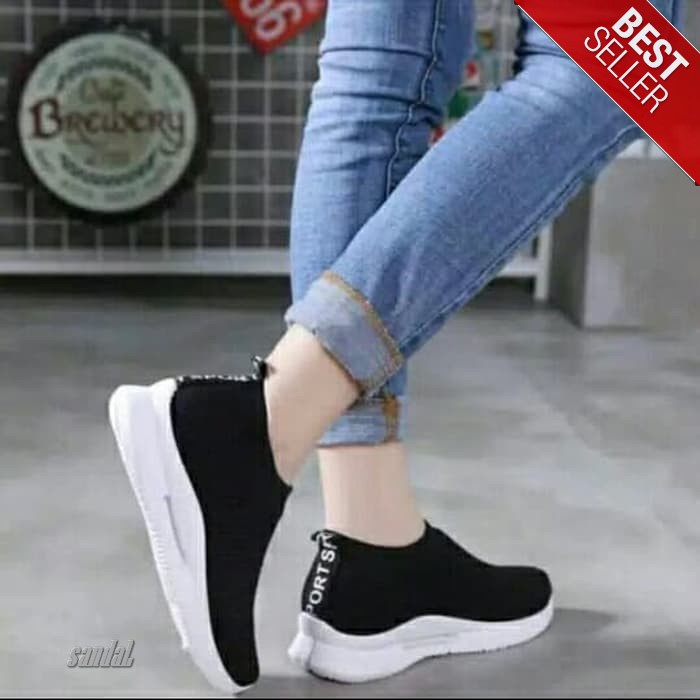 SEPATU KETS WANITA (SNEAKER WANITA) WANITA HITAM