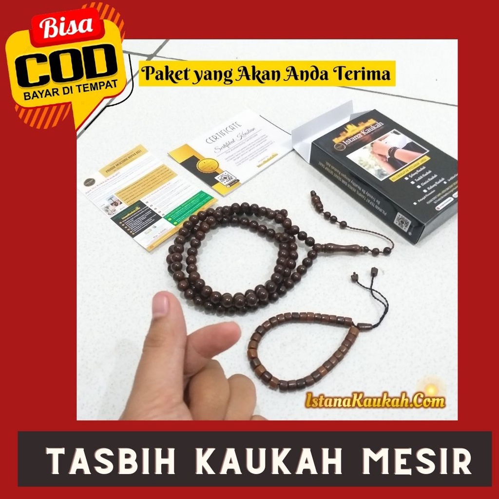 Tasbih Hitung - Tasbih Kokka Kaukah Mesir Super Premium - Fukah Fukaha