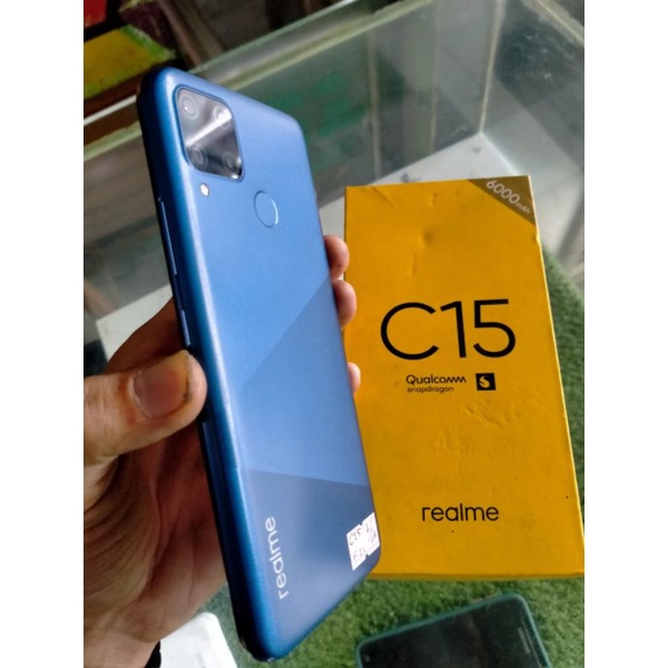 REALME C15 RAM 4/64GB SEKEN SECOND BEKAS