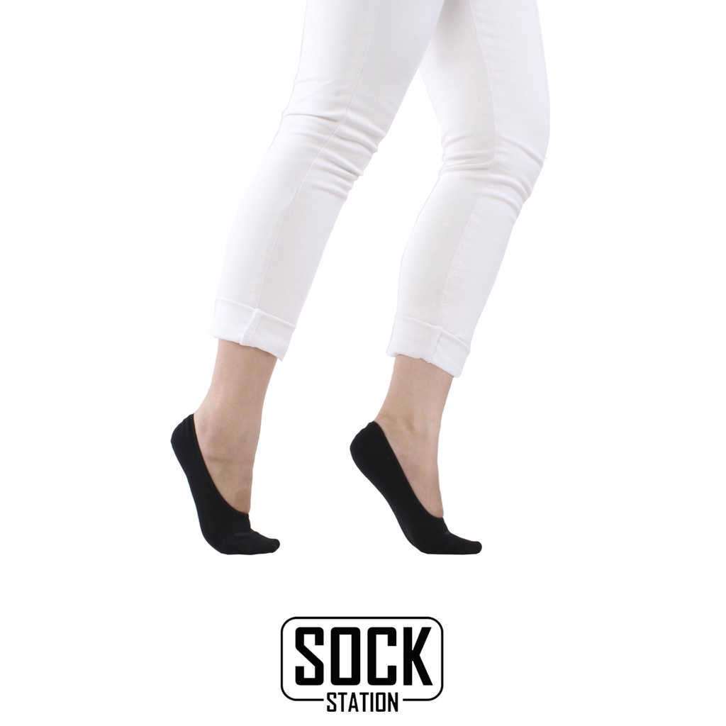 MUNDO SOCK STATION Women Casual Hidden Sock - Kaos Kaki Wanita Invisible No Show-1