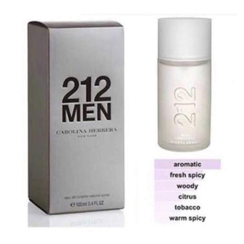PARFUM CH 212 MEN GREY