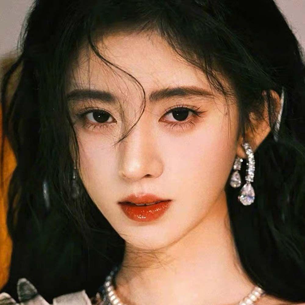 NEEDWAY Menjuntai Anting-Anting Elegan Mengkilap Tetesan Air Gadis Hadiah Berlian Imitasi Perempuan Anting Korea