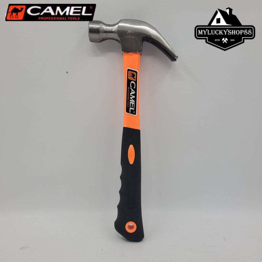 Camel Palu Kambing Gagang Fiber 0.35kg 12oz Claw Hammer 0.35 kg 12 oz