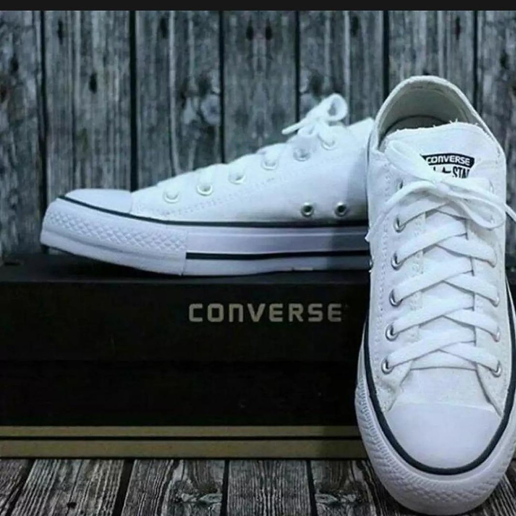 Sepatu Sneakers Casual Converse All Star Putih New Shoes Men's and Women's