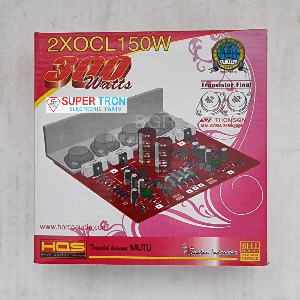 Kit Power Amplifier OCL 2x150W Pro