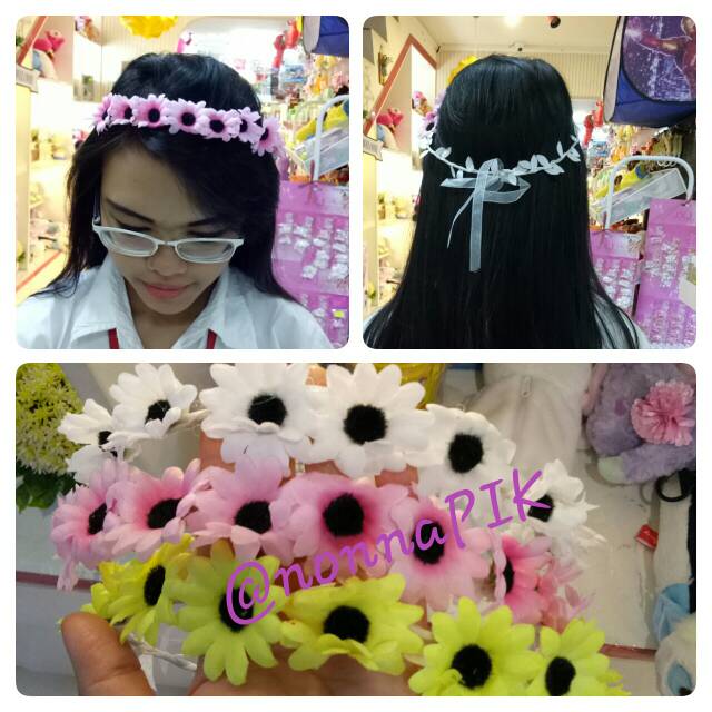 Flower Crown / Bando Crown Bunga / Bando Pengantin