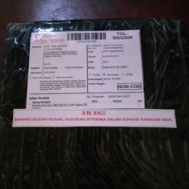 Bonita King Size 180x200 B2 Motif Annisa 3d Terbaru